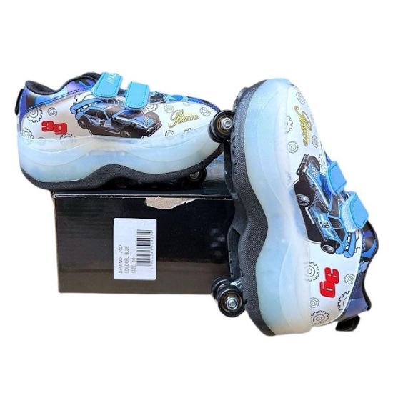 صورة سكيت شوز أطفال بطابع سباق